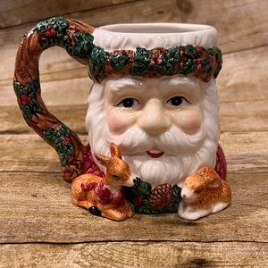 Woodland Santa Ceramic Mug
